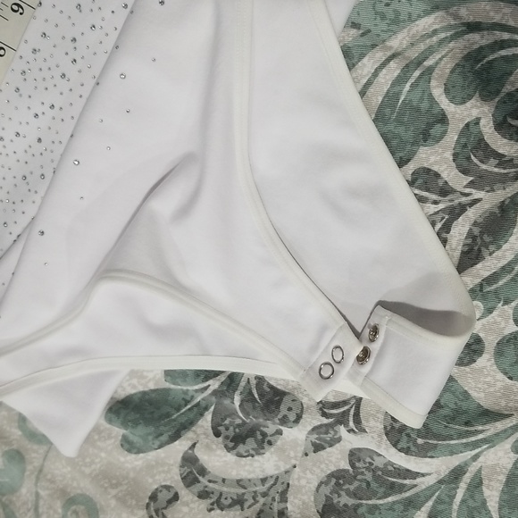 LC Couture Women Bodysuit Soft and Seamless Size L In White - Picture 7 of 7